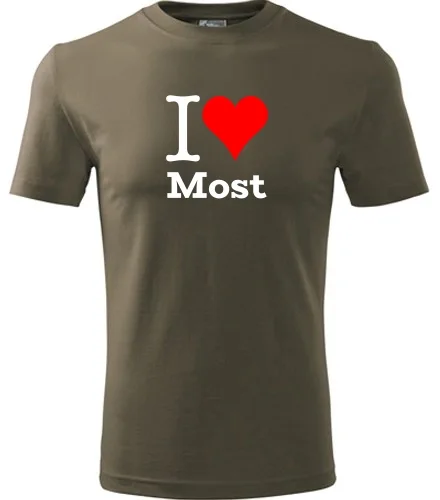 Army tričko I love Most